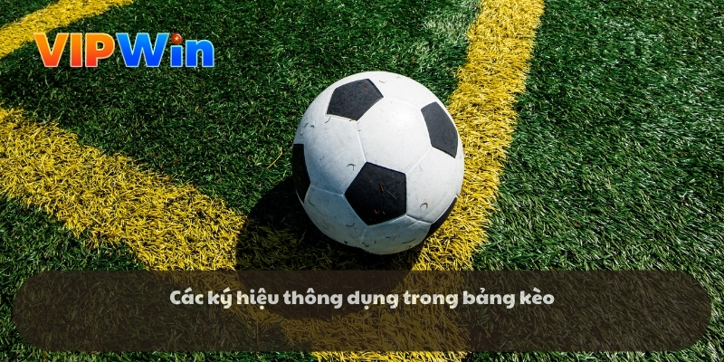 Các ký hiệu thông dụng trong bảng kèo Các ký hiệu thông dụng trong bảng kèo